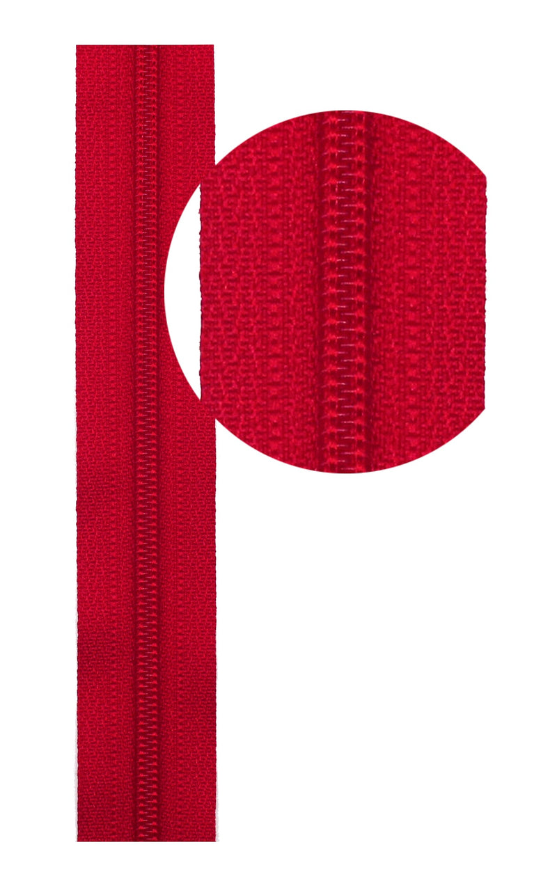 YKK #3 Coil Zipper Chain And #3 DFL Coil Long Pull - Non‑Lock Sliders (For Coil Chain Only)