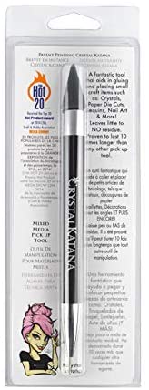 Crystal Katana Crystal and Rhinestone Applicator Tool in Black