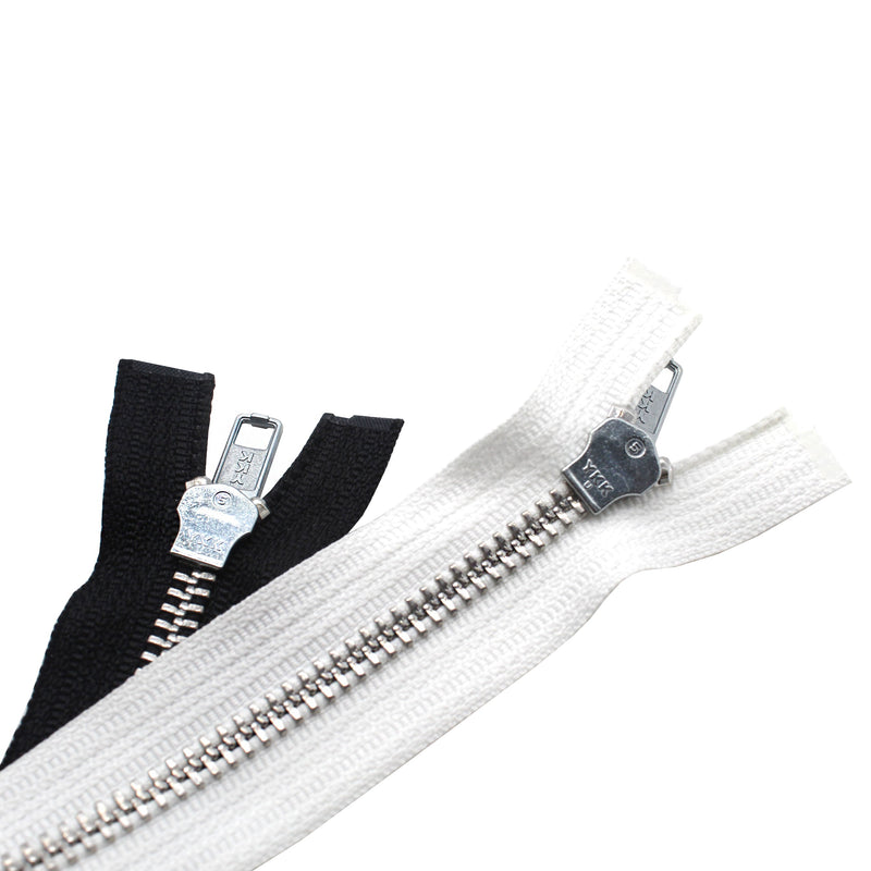 YKK® #5 Aluminum Separating - Black & White