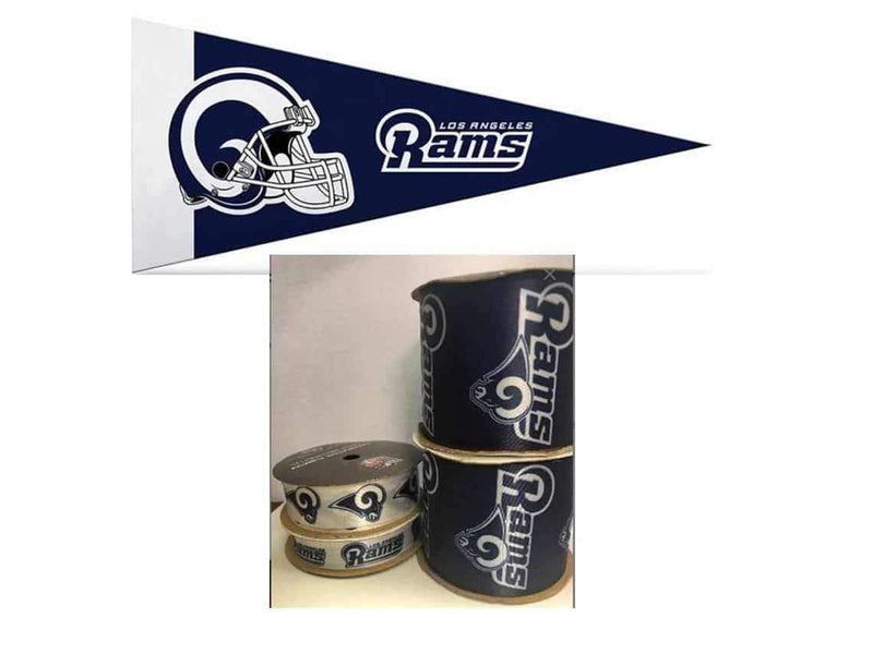 Rams NFL Printed Ribbon