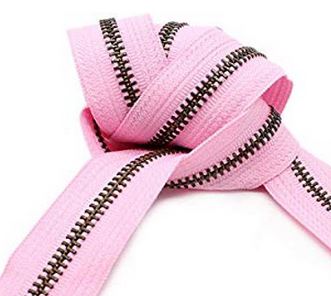 YKK #5 Antique Brass Jeans Zippers - Stock Colors