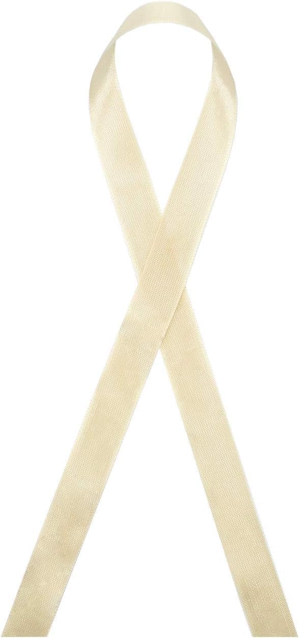 Seam Binding Ribbon 1/2 - Inch - Color 040 - Soft Beige - 10 yards - 50 yards - 100 yards