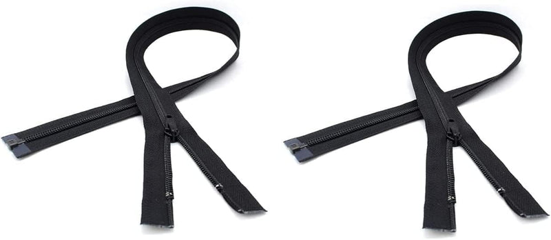 YKK® #3 Thin Nylon-Coil Jacket Separating Zippers - Stock Colors