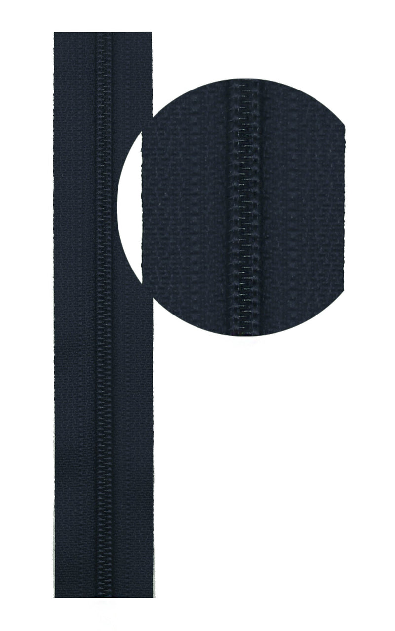 YKK #3 Coil Zipper Chain And #3 DFL Coil Long Pull - Non‑Lock Sliders (For Coil Chain Only)