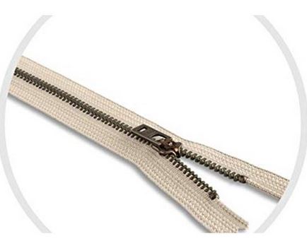 YKK #5 Antique Brass Jeans Zippers - Stock Colors