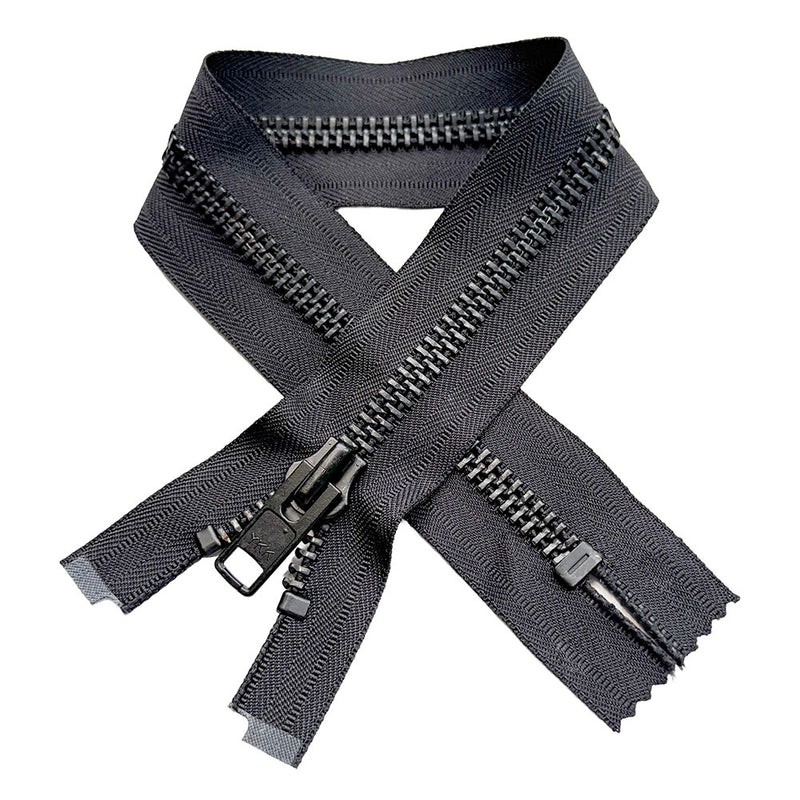 YKK #10 Black Ox - Closed Bottom Zipper