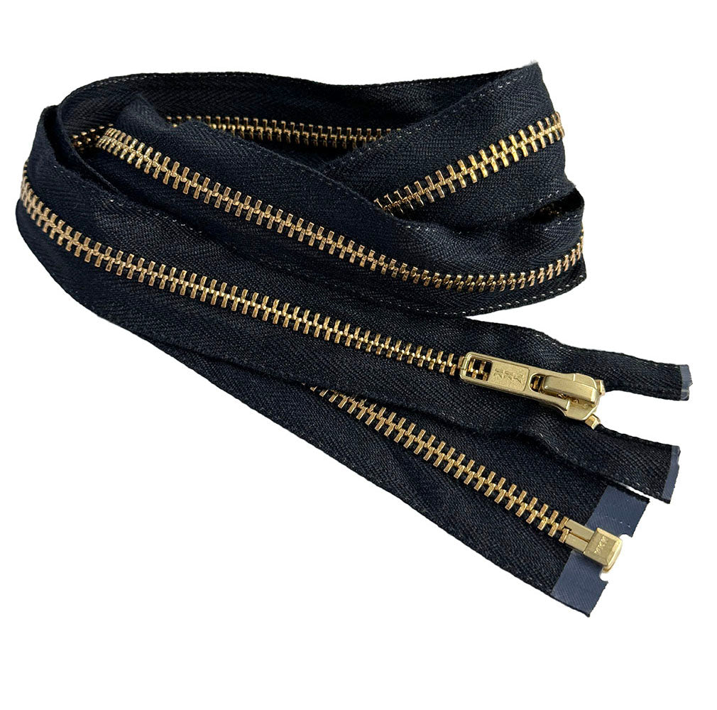 ZOO 購入前にプロフィール必読 ⚠️80π用真鍮バッフル YKK #5 Brass Nomex Fire Retardent Separating Zippers — Zipper Stop