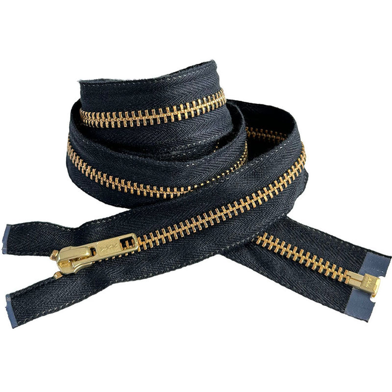 YKK  #5 Brass Nomex Fire Retardent Separating Zippers