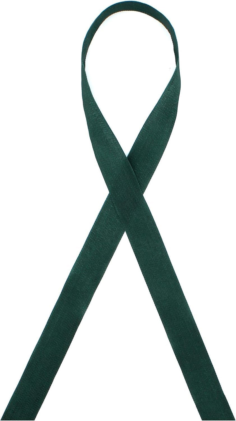 Seam Binding Ribbon 1/2 - Inch - Color 034 - Forest Green - 10 yards - 50 yards - 100 yards
