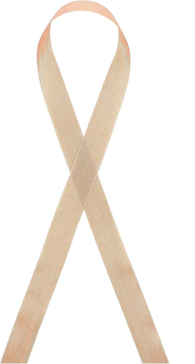 Seam Binding Ribbon 1/2 - Inch - Color 129 - Peachy Beige - 10 yards - 50 yards -100 yards