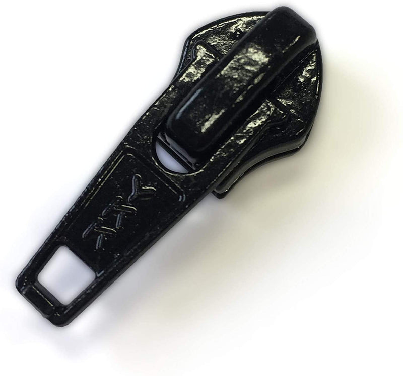 Zipper Repair Kit - #8 YKK Coil Automatic Lock Jacket Sliders - Color: Black - Choose Your Quantity - Made in The United States