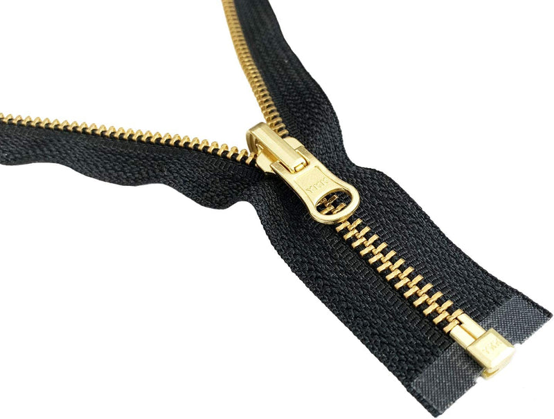 YKK #5 Brass Separating Tent "Inside-Outside" Reversible Slider