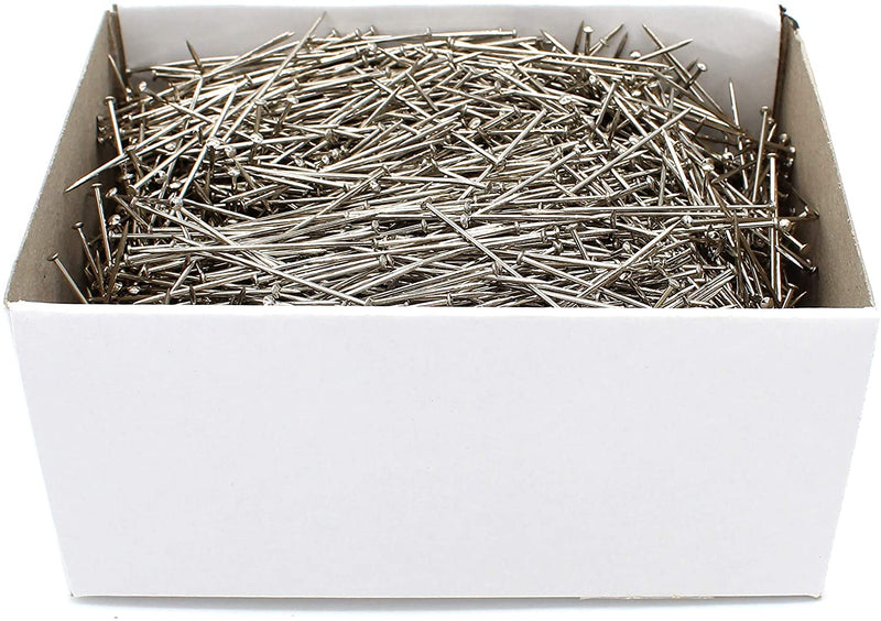 Prym Extra Fine Dressmaker Pins - #21-1 1/4" Long Premium Nickel Plated Steel 1/2 Lb (1 Box/Pack)
