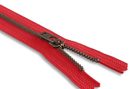 YKK #5 Antique Brass Jeans Zippers - Stock Colors