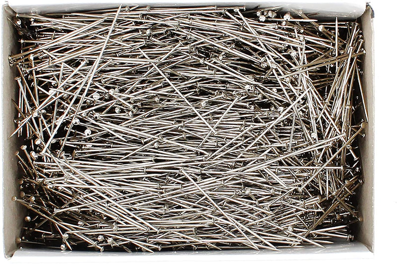 Prym Extra Fine Dressmaker Pins - #21-1 1/4" Long Premium Nickel Plated Steel 1/2 Lb (1 Box/Pack)