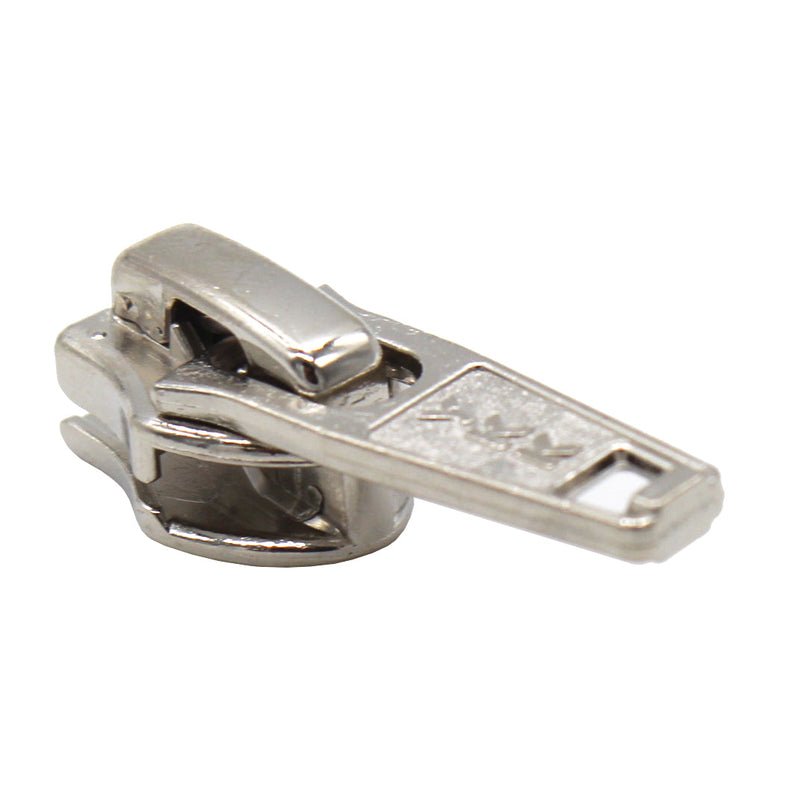 Zipper Repair Kit - #5 YKK Coil Aluminum Automatic Lock Jacket Sliders - 5 Sliders Per Pack - Made in The United States