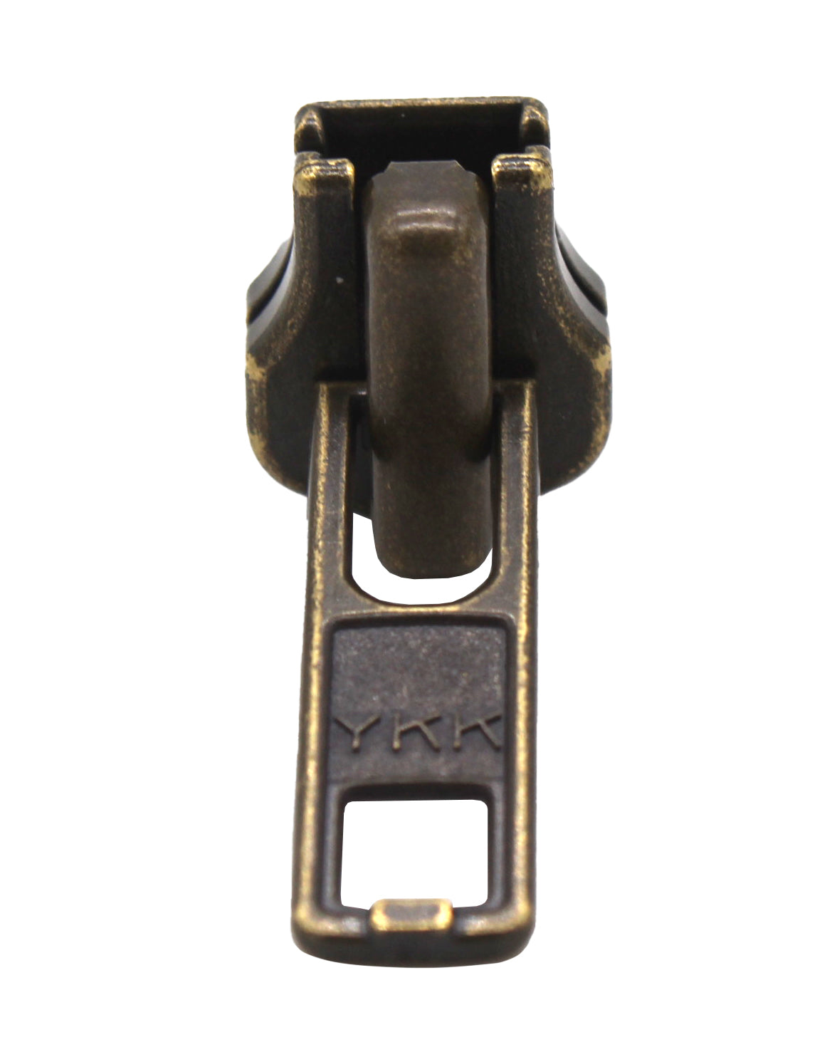 YKK ® #7 Antique Brass Slider — Zipper Stop