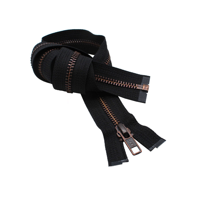 YKK® #5 Antique Copper Finished Separating