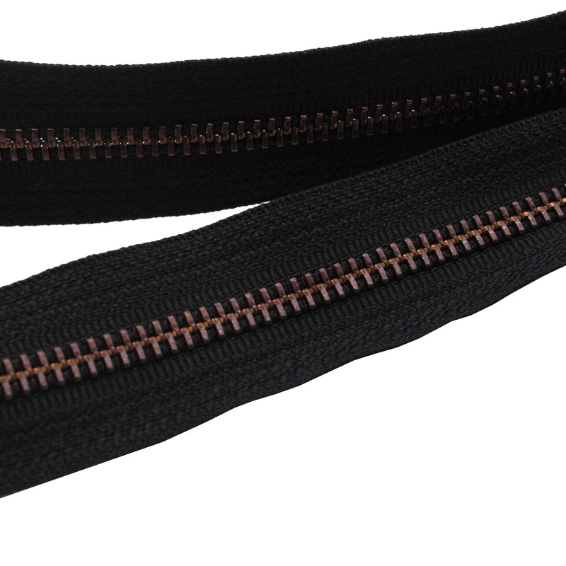 YKK® #5 Antique Copper Finished Separating