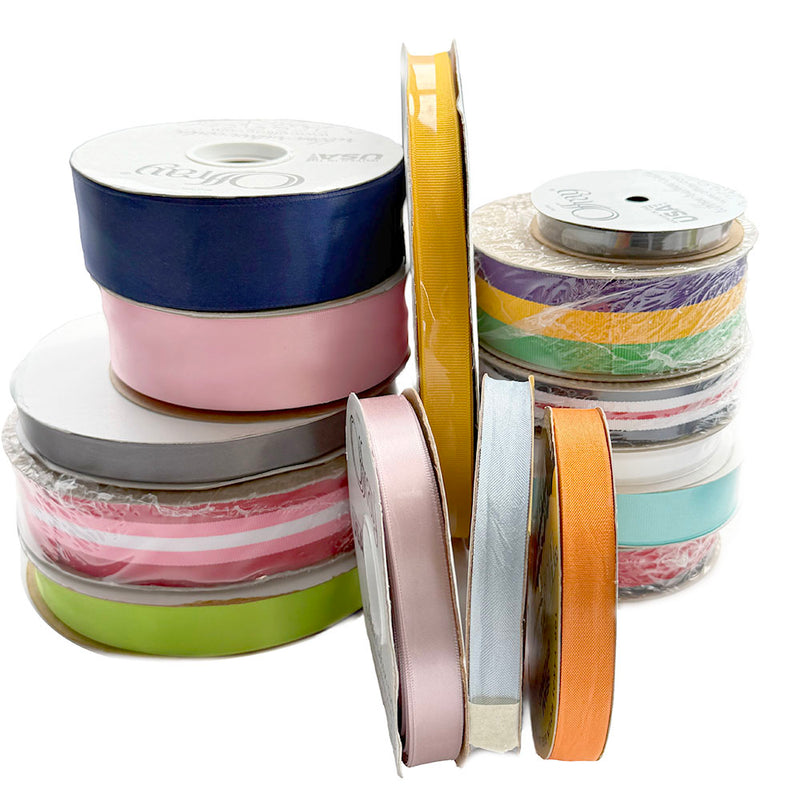 Ribbon Clearance Sale! 15 Assorted Ribbons for $25.00 ! Free Shipping Included.