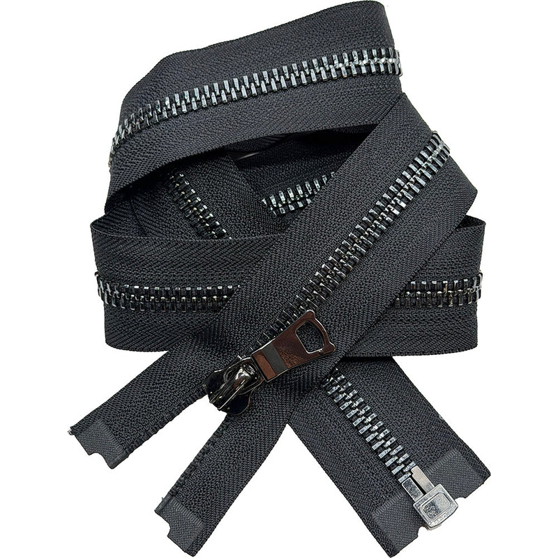 #10 High-End Shiny Gunmetal - Separator - White or Black Tape
