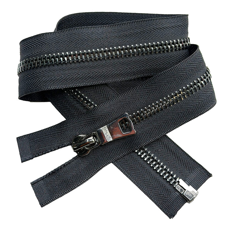 #8 High-End Shiny Gunmetal - Separator - White or Black Tape