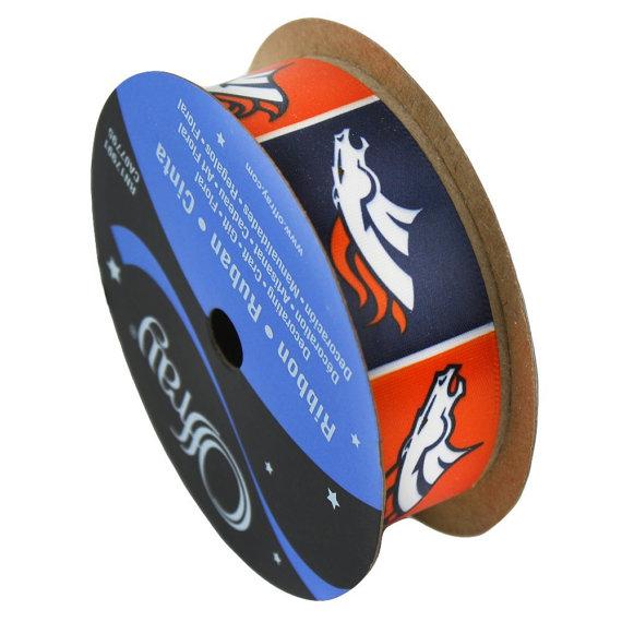Broncos NFL Printed Ribbon