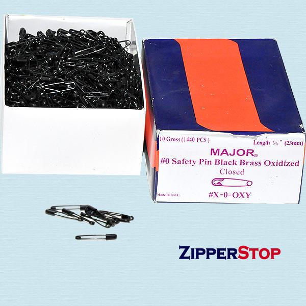 Black Safety Pins (1440 pins-box)