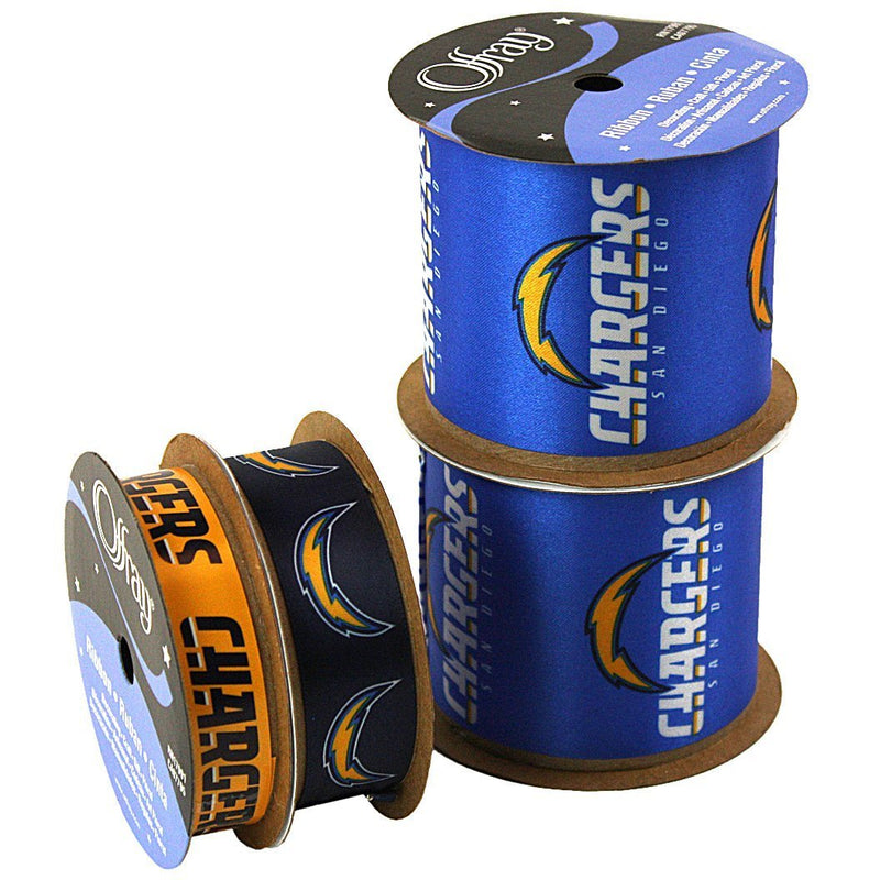 Chargers NFL Printed Ribbon