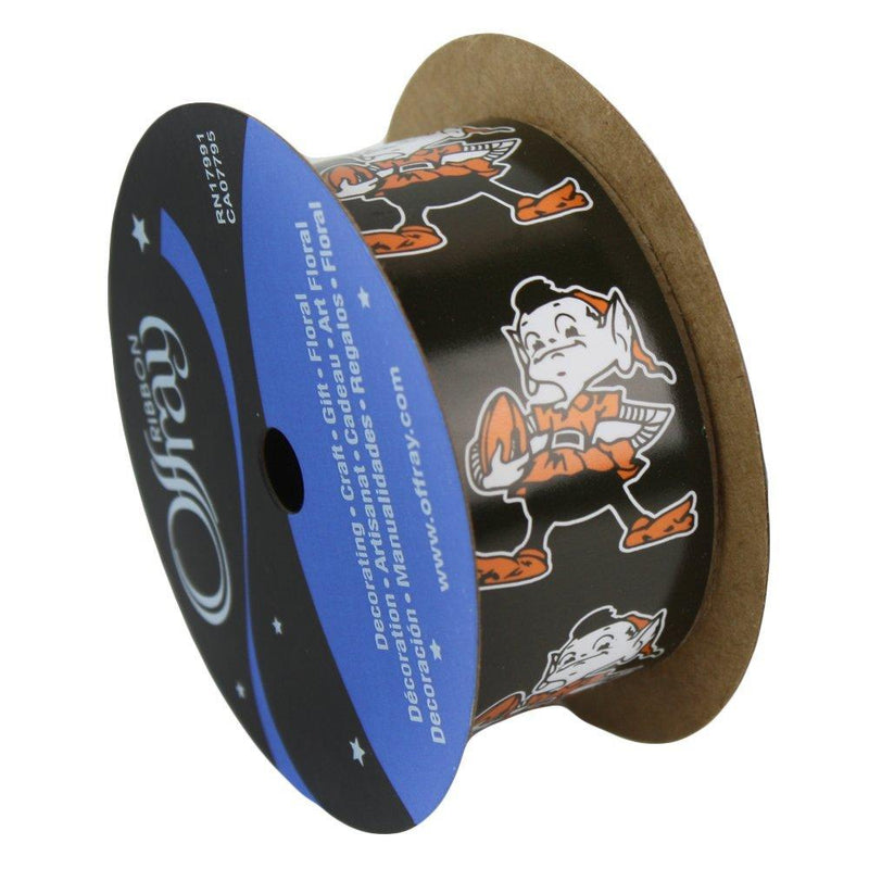 Browns NFL Printed Ribbon