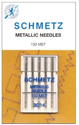 Schmetz Metallic Machine Needle Size 90/14 5/Pkg