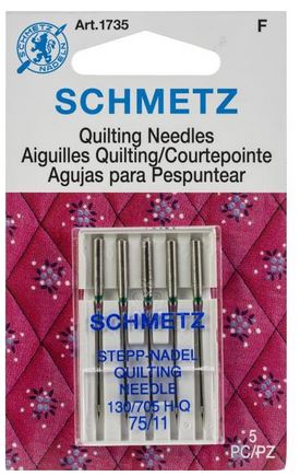 Schmetz Quilt Machine Needles Size 11/75 5/Pkg