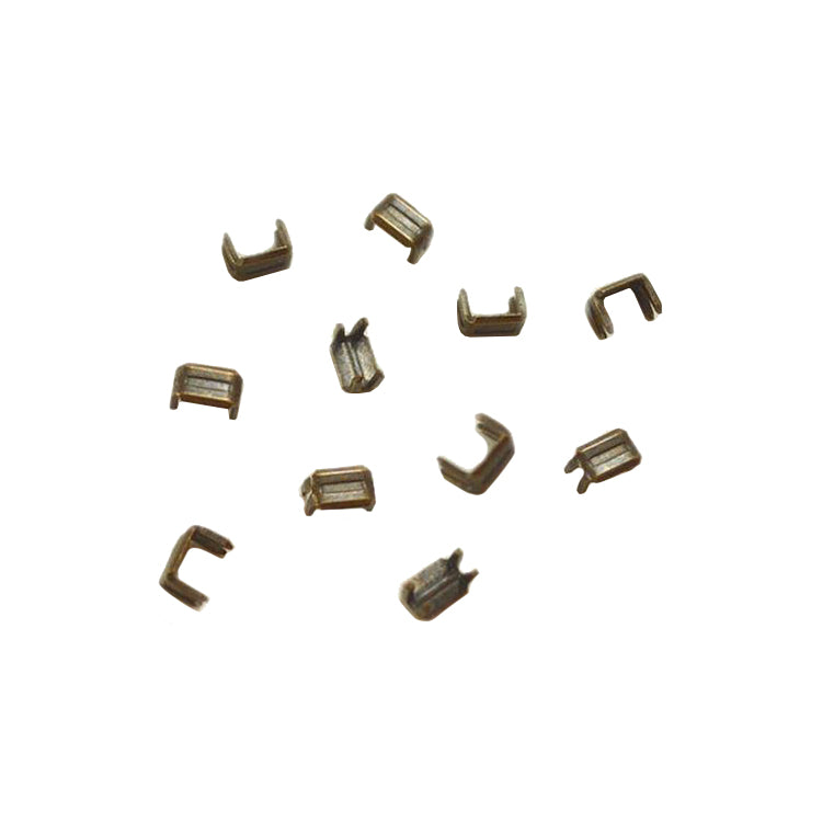 YKK® Bottom Stops (Antique Brass) - 30 Per Pack