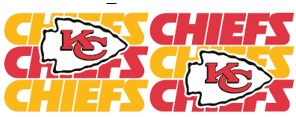 Kansas City Chiefs 2.5" - Officially Licensed - NFL Ribbon