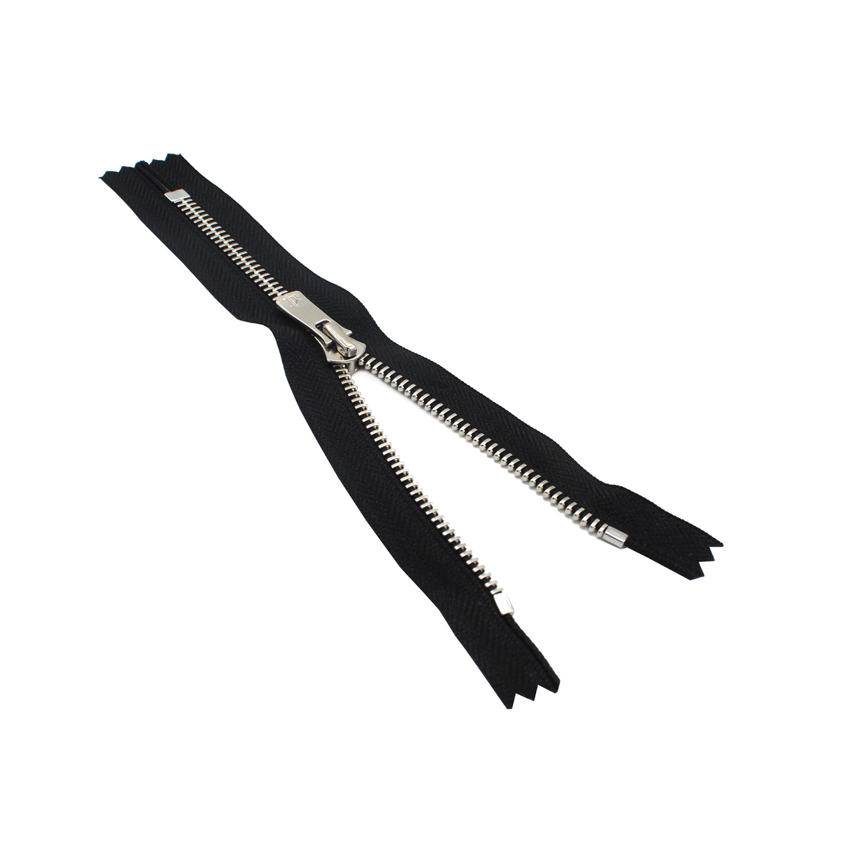 YKK #5 Excella Nickel Zipper - Closed Bottom — Zipper Stop