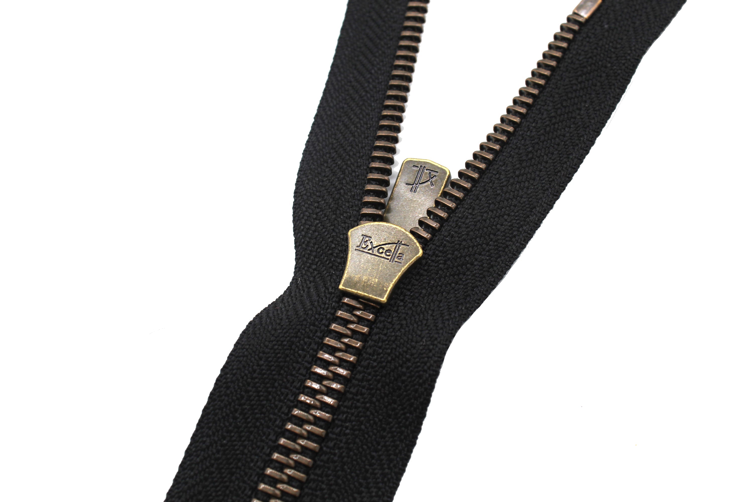 YKK #5 Excella Antique Brass Zipper - Closed Bottom – Zipper Stop