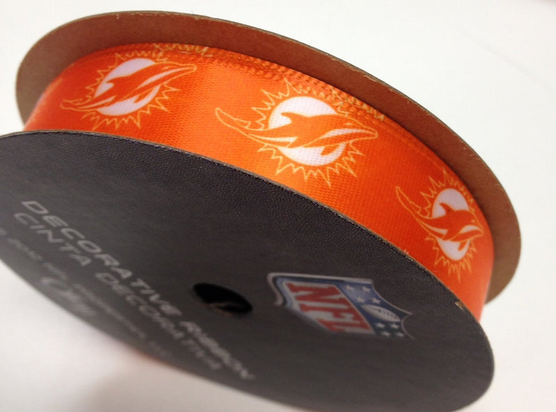 Dolphins NFL Printed Ribbon