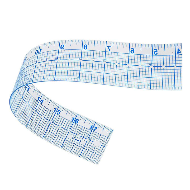 Dritz 831 See-Thru Ruler, 2 x 18-Inch