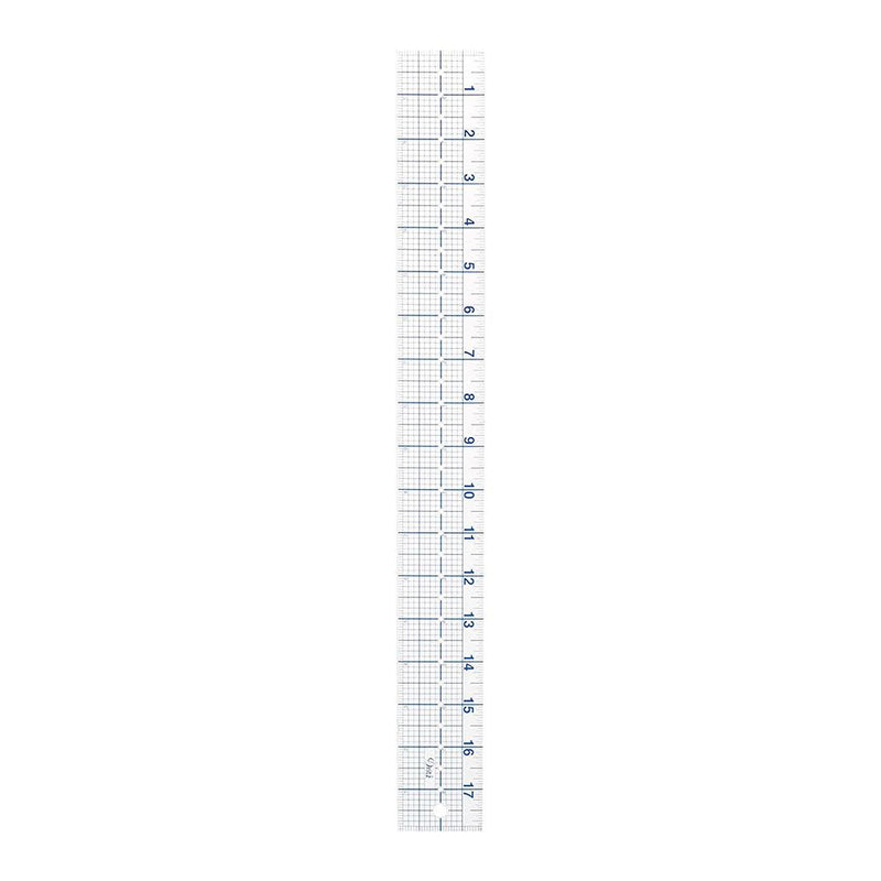 Dritz 831 See-Thru Ruler, 2 x 18-Inch