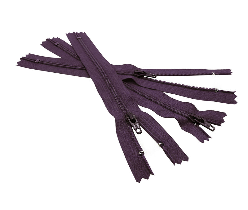 YKK® 25 Piece Zipper Assortment  - #3 Nylon Coil - For Sewing & Craft Projects