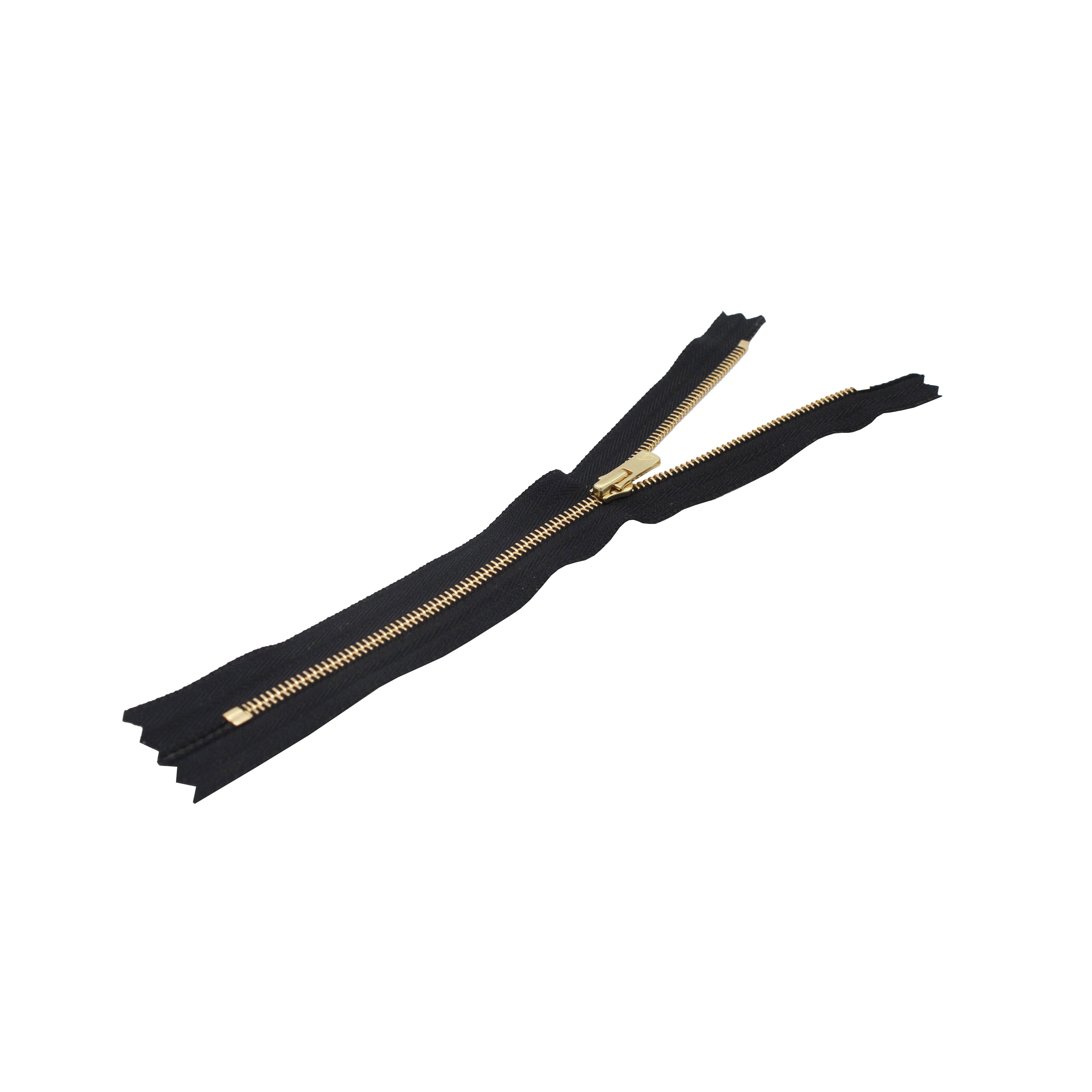 YKK® #2 Excella Golden Brass Zipper - Closed Bottom – Zipper Stop