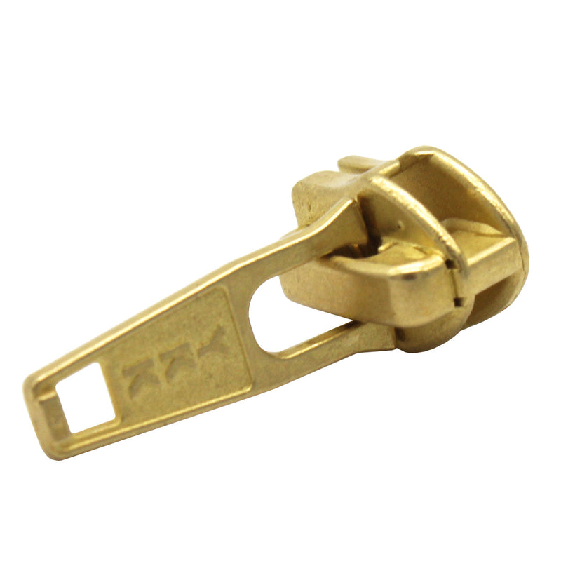 YKK ® #5 Coil Auto Slider-Brass