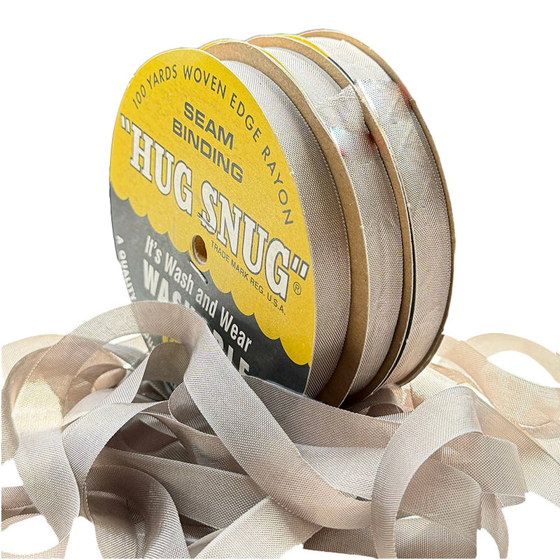 Hug Snug Seam Binding -  Color Taupe Tan. 3 Rolls for $19.99. Free Shipping Included !