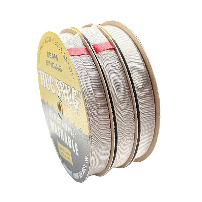 Hug Snug Seam Binding -  Color Taupe Tan. 3 Rolls for $19.99. Free Shipping Included !