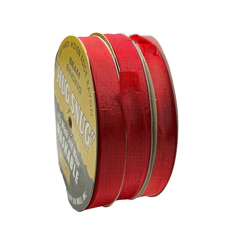 Hug Snug Seam Binding -  Color Red. 3 Rolls for $19.99. Free Shipping Included !