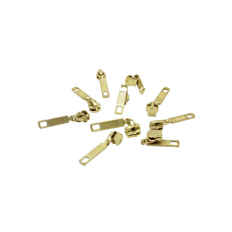 YKK ® #5 Brass Long Pull for Handbag Slider