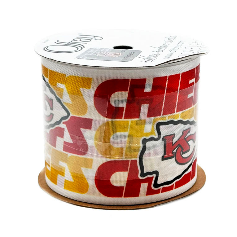 Kansas City Chiefs 2.5" - Officially Licensed - NFL Ribbon