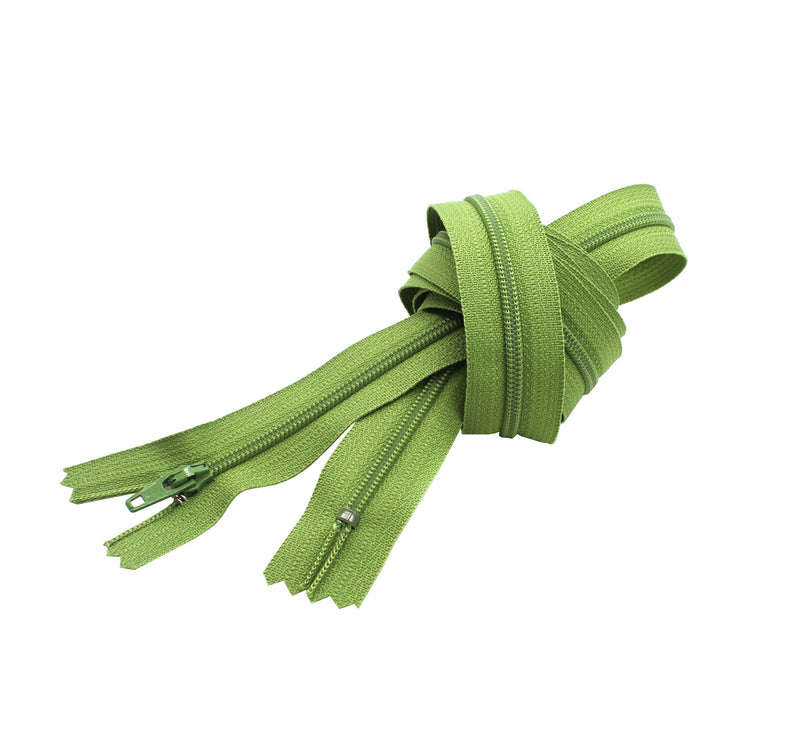 YKK® 25 Piece Zipper Assortment  - #3 Nylon Coil - For Sewing & Craft Projects