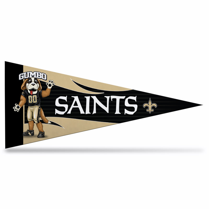 New Orleans Saints Mascot Mini Pennants - Pack of 8 for $9.99