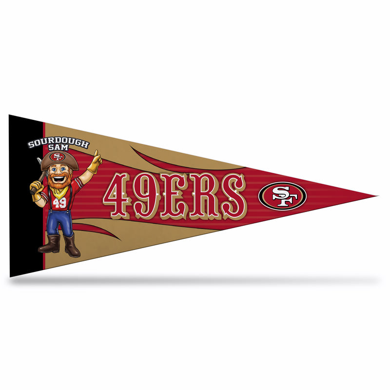 San Francisco 49ERS Mascot Mini Pennants - Pack of 8 for $9.99